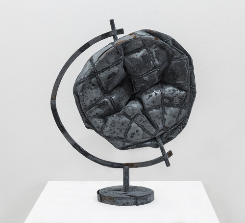 pressed and oven-dried metal, 45x15x56 cm
