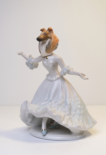 porcelain figurine, 26x21x18 cm
