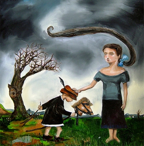 2008, oil on canvas,<br />35x35 cm